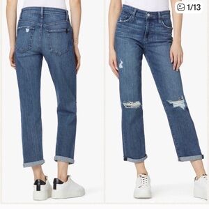 Joe's Womens Niki Midrise Boyfriend Jean